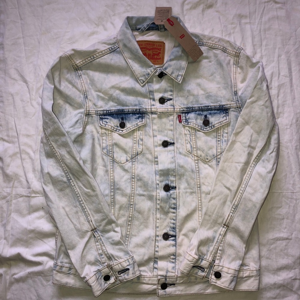 Levi’s bleached denim jacket